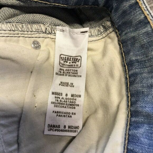 NWT Levi's Signature Womens Jeans Low Rise Boot Cut Light Wash Denim Size 8 M - Picture 7 of 15